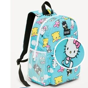 Old Navy Blue Hello Kitty Pattern Kids Backpack